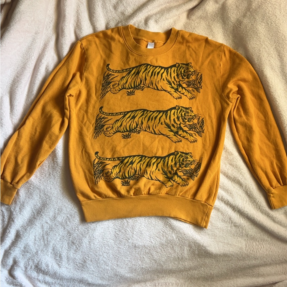 Lucky Fish 3 Leaping Tigers Sweatshirt